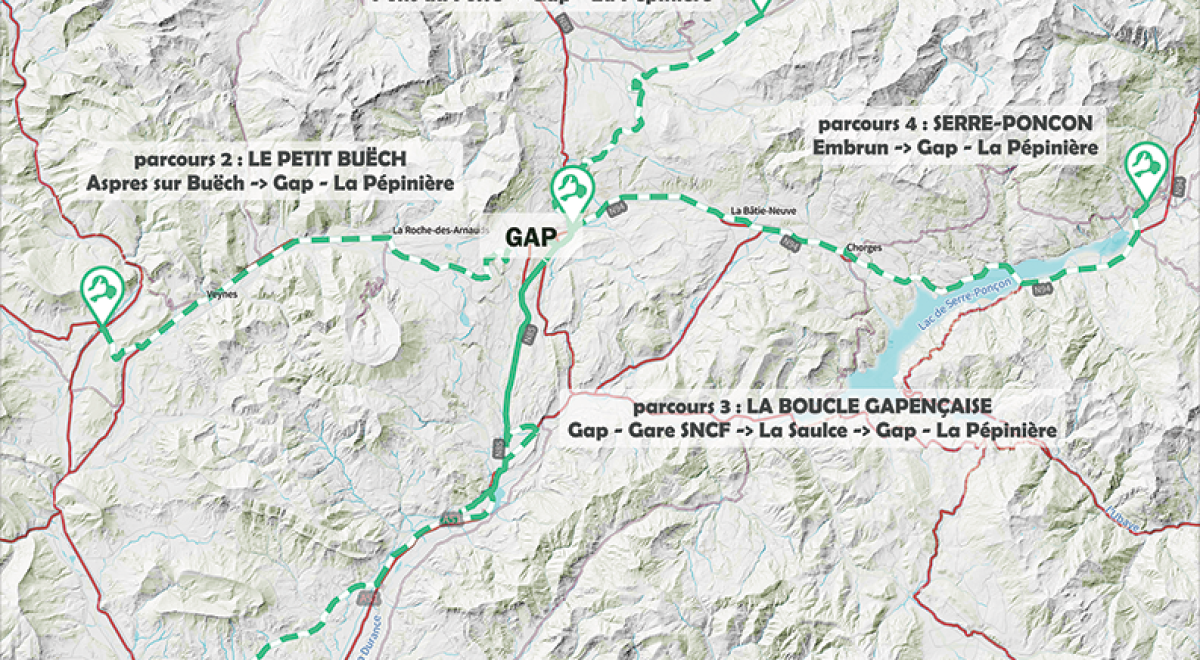 L'Odyssée alpine, grand rallye d'autostop : trajet Embrun - Gap_Embrun - L'Odyssée alpine, grand rallye d'autostop : trajet Embrun - Gap_Embrun