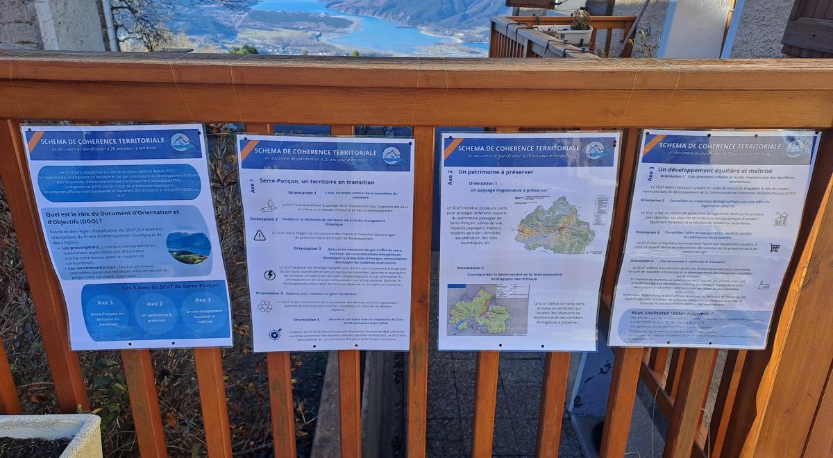 Exposition SCOT dans la commune de Saint-Sauveur