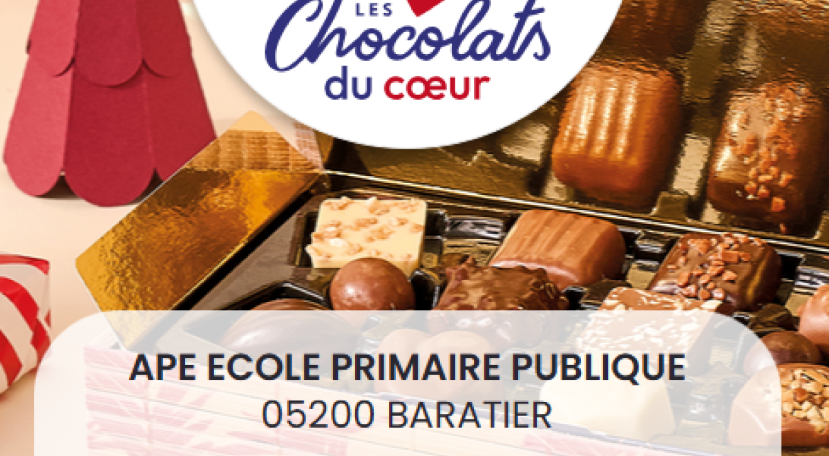 Vente de chocolats de noël