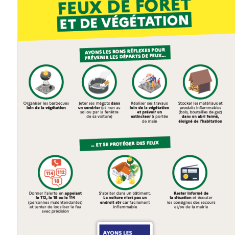 Feux de forêt - Les Bons Réflexes