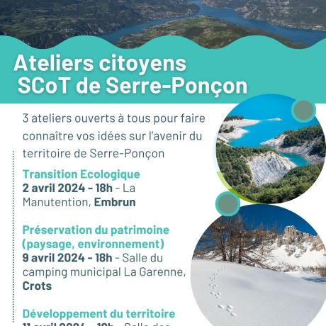 Invitation aux ateliers citoyens du SCoT