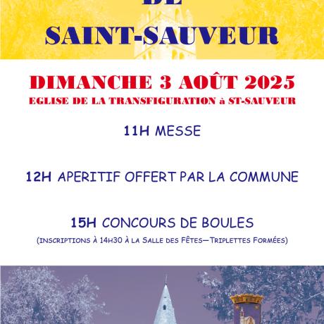Fête patronale de Saint-Sauveur 3 août 2025