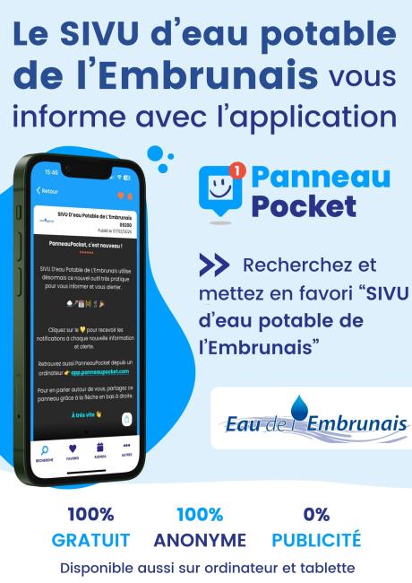 Application Eau de l'Embrunais
